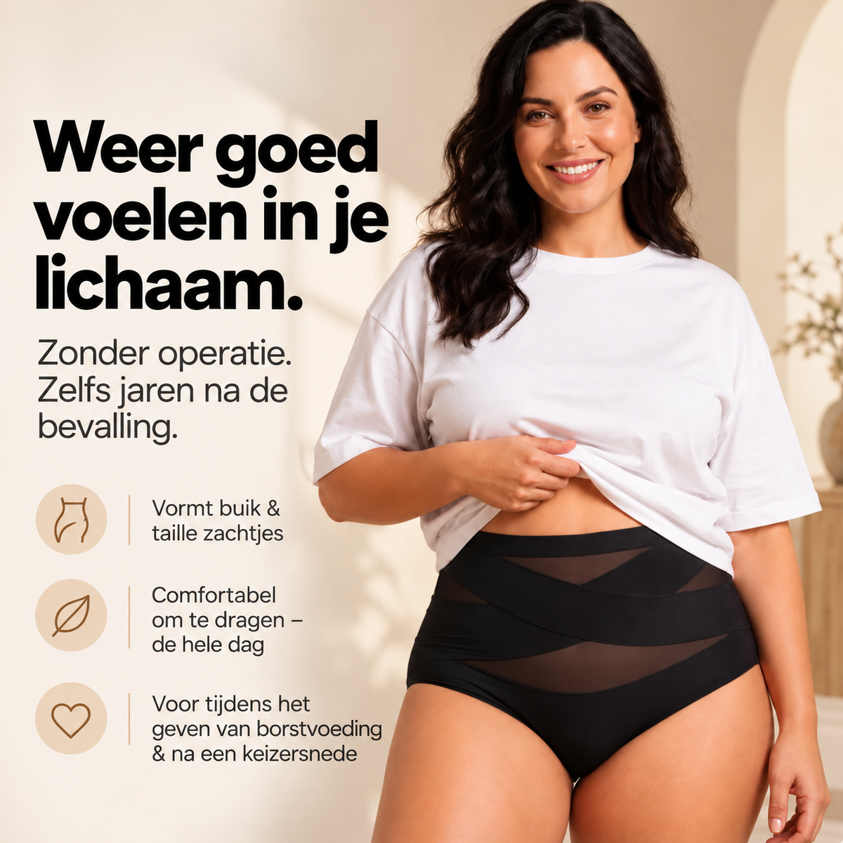 Postpartum-shaping-slip – 360°-compressie